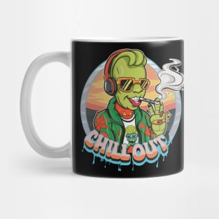 Alien Hip-Hop Harmony: Chill Out in Style Mug